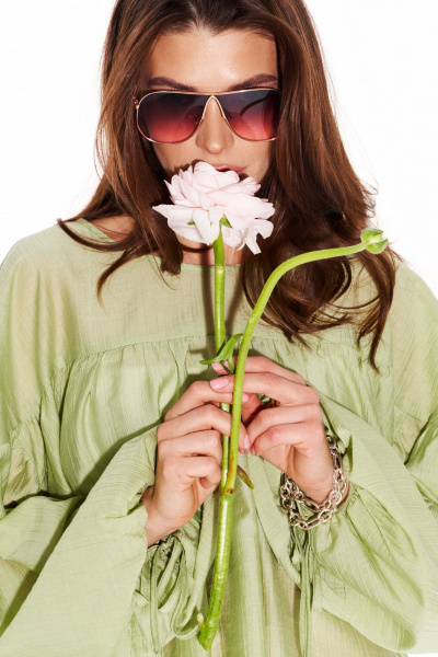 Блуза ELLETTO 3980 зеленый - фото 8