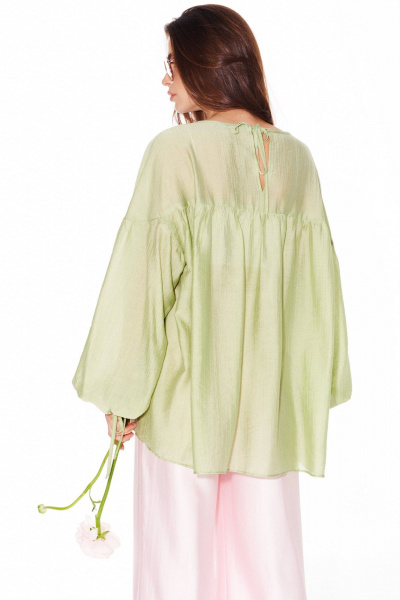 Блуза ELLETTO 3980 зеленый - фото 7
