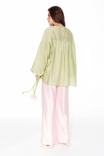 Блуза ELLETTO 3980 зеленый - фото 6