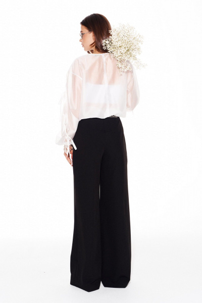 Блуза ELLETTO 3983 молочный - фото 7