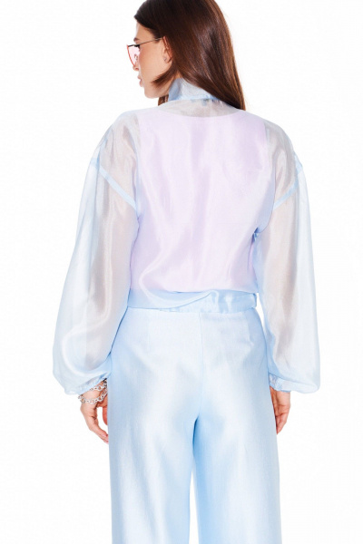 Блуза ELLETTO 3991 голубой - фото 8