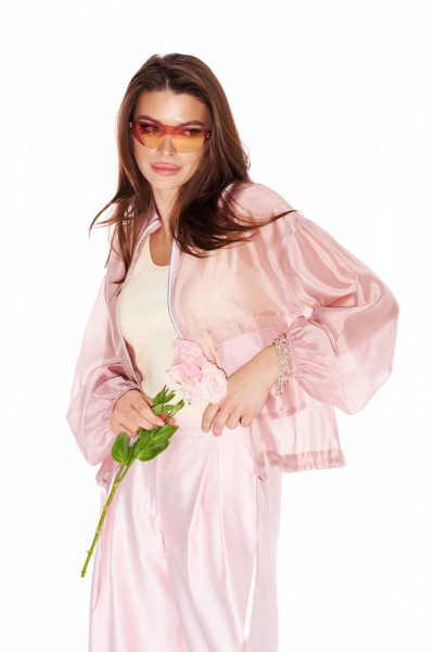 Блуза ELLETTO 3991 розовый - фото 8