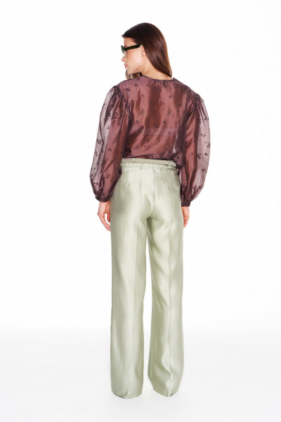 Блуза ELLETTO 3993 коричневый - фото 6