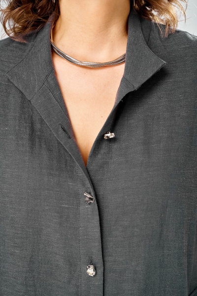 Рубашка, юбка Диомант 2152 графит - фото 13