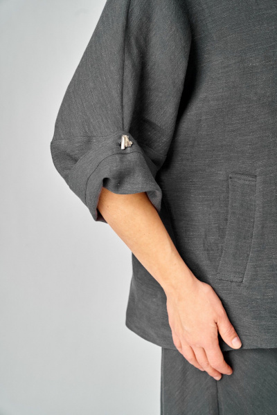 Рубашка, юбка Диомант 2152 графит - фото 3