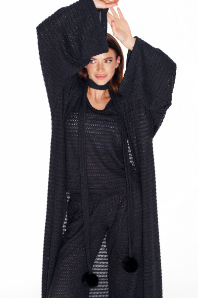 Брюки, кардиган, топ ELLETTO 5339 графит - фото 7