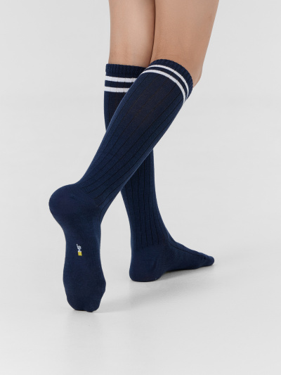 Гольфы Mark Formelle 410K-2436/B4-23410K т.синий_рис.2436 - фото 2