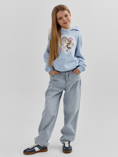 Худи Mark Formelle 128000-1/25-40163П-7 небо_печать_3_сл_на_пол - фото 1