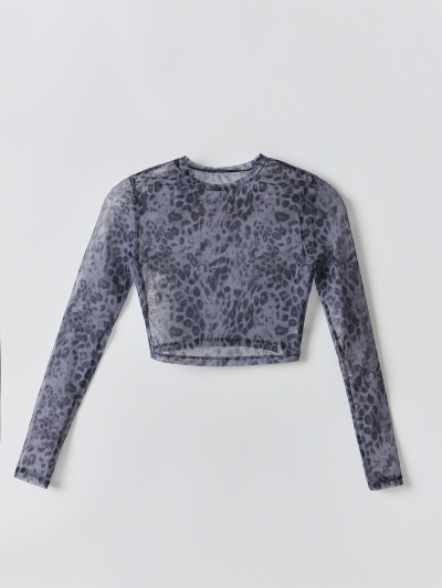 Лонгслив Mark Formelle 302495/25-ОБР38339П-10 серый_гепард_010.2_Сублимация_полотна - фото 3