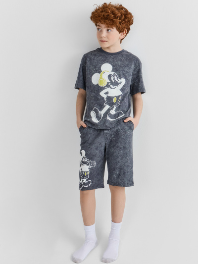 Футболка, шорты Mark Formelle 563327/25-40737ПП-0 потертости_на_графите_3_сл_на_пол_3_сл_на_ПР_дет_ш - фото 1