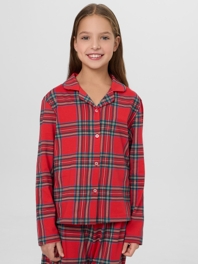 Брюки, рубашка Mark Formelle 567754/25-37855ПП-0 клетка_на_красном - фото 1