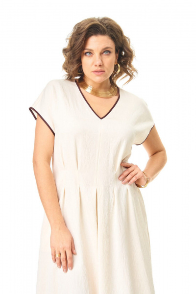 Платье VI ORO VR-1258 молоко - фото 9