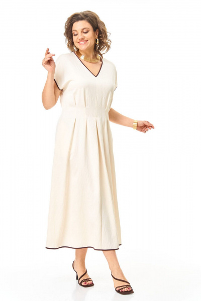 Платье VI ORO VR-1258 молоко - фото 8