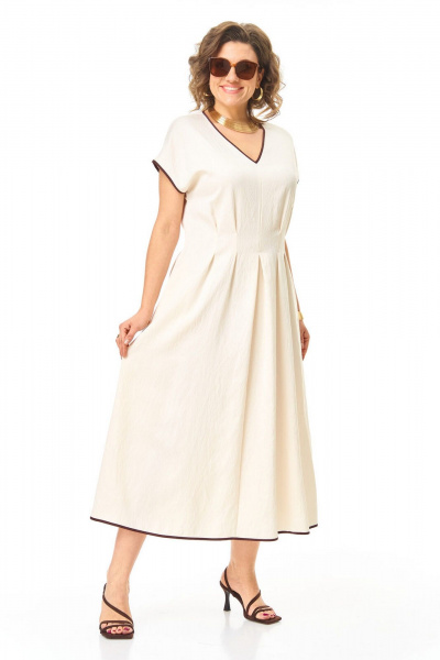 Платье VI ORO VR-1258 молоко - фото 6