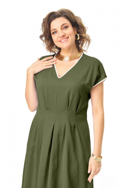 Платье VI ORO VR-1258 олива - фото 12
