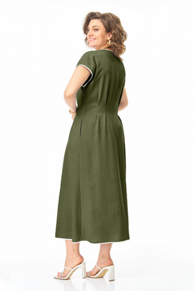 Платье VI ORO VR-1258 олива - фото 8
