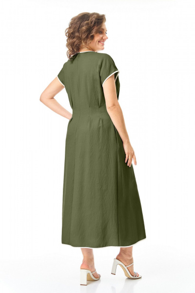Платье VI ORO VR-1258 олива - фото 7