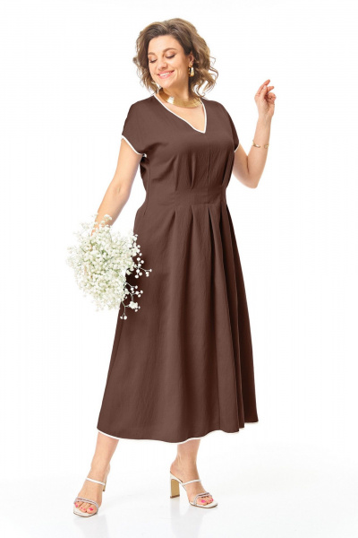 Платье VI ORO VR-1258 шоколад - фото 15