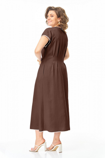 Платье VI ORO VR-1258 шоколад - фото 10