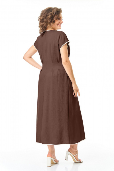 Платье VI ORO VR-1258 шоколад - фото 9