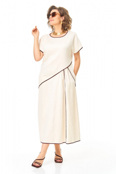 Платье VI ORO VR-1260 молоко - фото 17