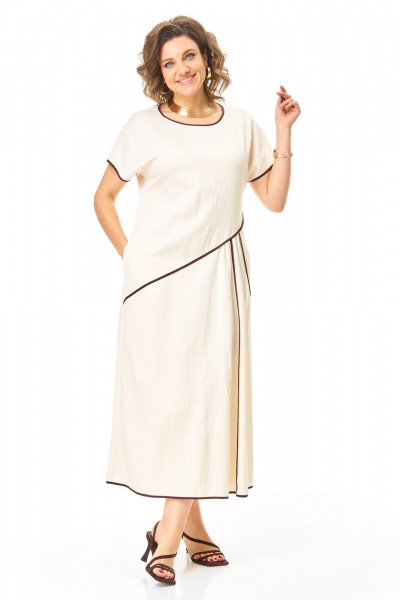 Платье VI ORO VR-1260 молоко - фото 5