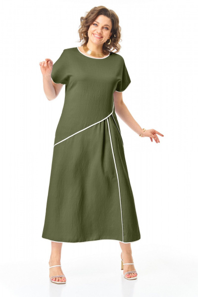 Платье VI ORO VR-1260 олива - фото 12