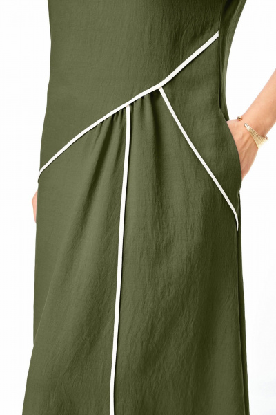 Платье VI ORO VR-1260 олива - фото 10