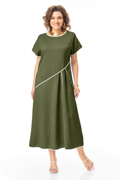 Платье VI ORO VR-1260 олива - фото 1