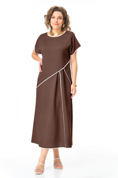 Платье VI ORO VR-1260 шоколад - фото 19