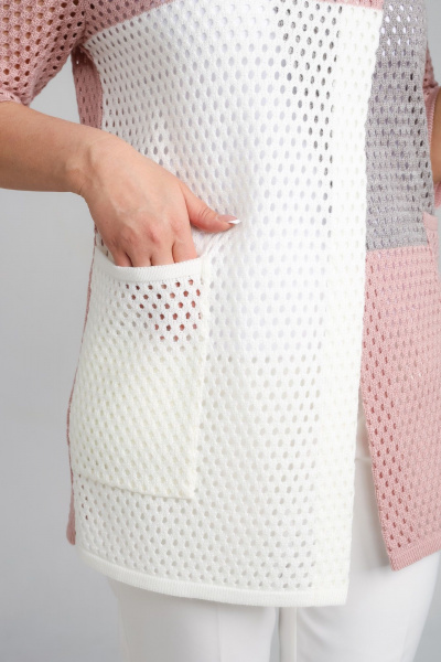 Жакет BONADI 1832 пудра - фото 4