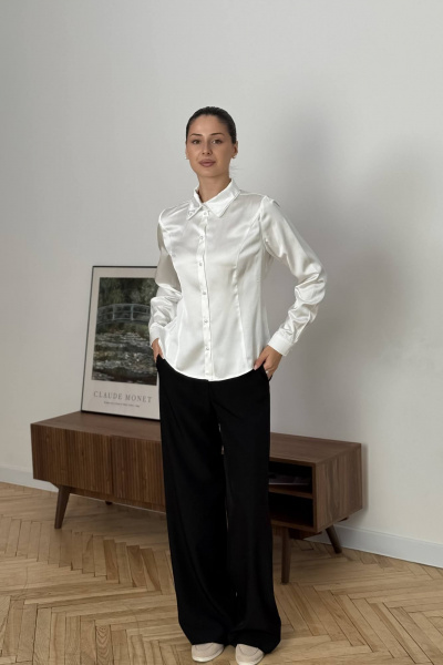 Блуза Tammi 3Т132-25/3 молочный - фото 7