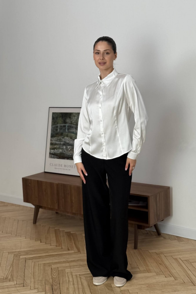 Блуза Tammi 3Т132-25/3 молочный - фото 6