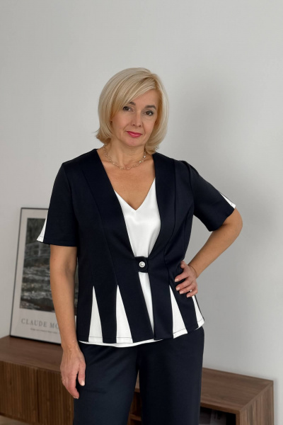 Жакет Tammi 3Т141-25/2 синий - фото 6