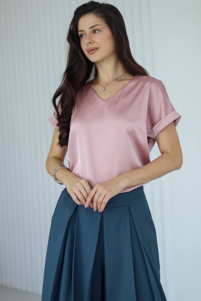 Блуза Tammi 3Т143-25/12 пудра - фото 5