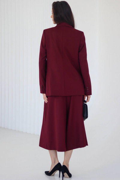 Жакет Tammi 3Т147-25/10 бордовый - фото 6