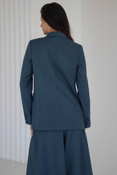 Жакет Tammi 3Т147-25/6 серо-голубой - фото 5