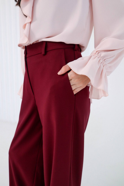 Брюки Tammi 3Т149-25/10 бордовый - фото 3