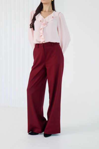 Брюки Tammi 3Т149-25/10 бордовый - фото 2