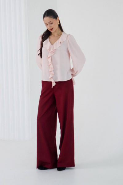 Брюки Tammi 3Т149-25/10 бордовый - фото 6