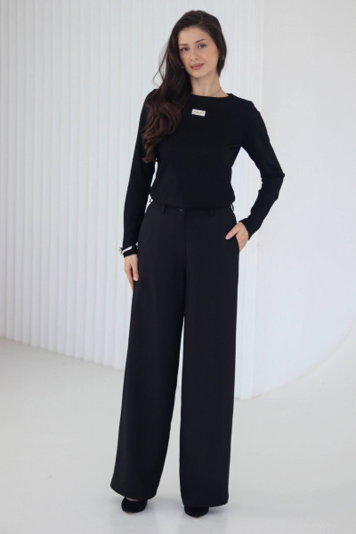 Брюки Tammi 3Т149-25/2 черный - фото 7