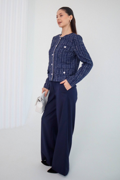 Жакет Tammi 3Т154-25/1 синий - фото 7