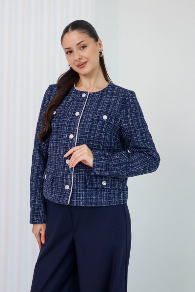 Жакет Tammi 3Т154-25/1 синий - фото 4