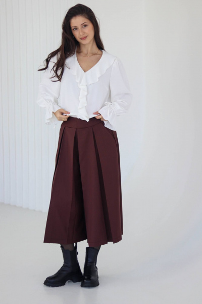 Блуза Tammi 3Т155-26/3 молочный - фото 5