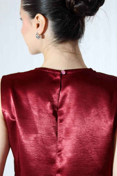 Блуза Tammi 3Т157-25/10 бордовый - фото 8