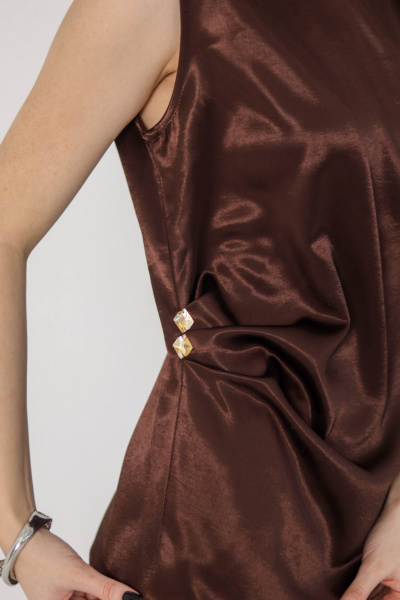 Блуза Tammi 3Т157-25/9 коричневый - фото 5