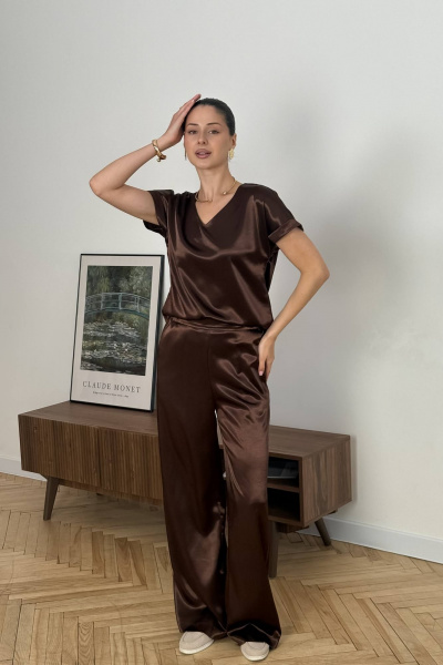 Брюки Tammi 3Т93-24/9 коричневый - фото 9