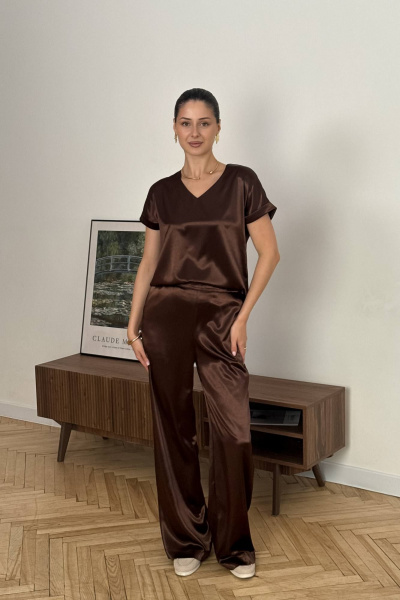 Брюки Tammi 3Т93-24/9 коричневый - фото 2