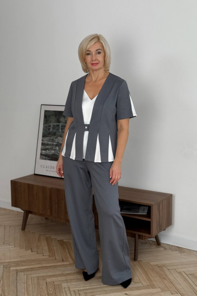 Брюки Tammi 3Т142-25/6 серый - фото 2