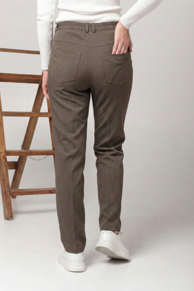 Брюки Соджи 697 коричневый - фото 3